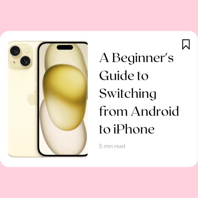 A Beginner's Guide to Switching from Android to iPhone  A Beginner's Guide to Switching from Android to iPhone