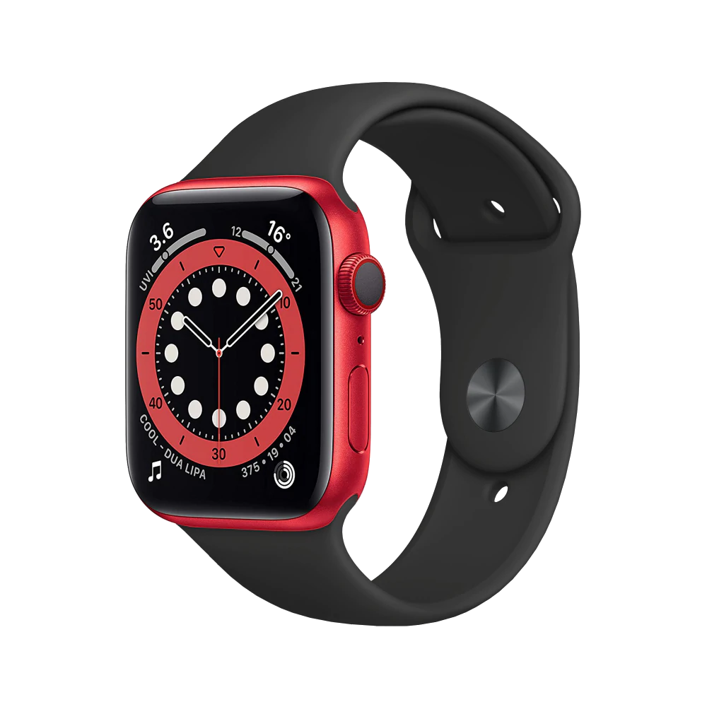 最安値正規品385 Apple Watch Series6 GPS + Cellular 44mm　チタニウムケース スポーツバンド　M0H23J/A /080 スマートウォッチ本体