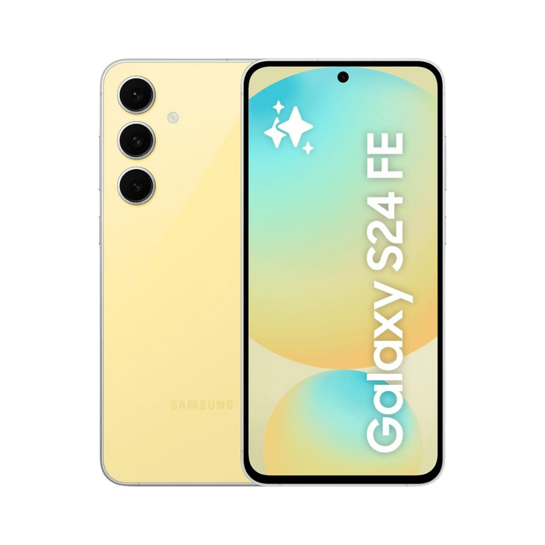 Samsung Galaxy S24 FE 128GB Yellow Like New 24 Months + 100GB Data